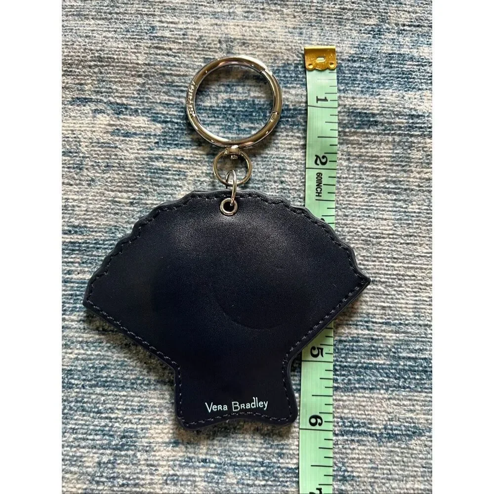 Vera Bradley Seashell Bag Charm / Large Keychain